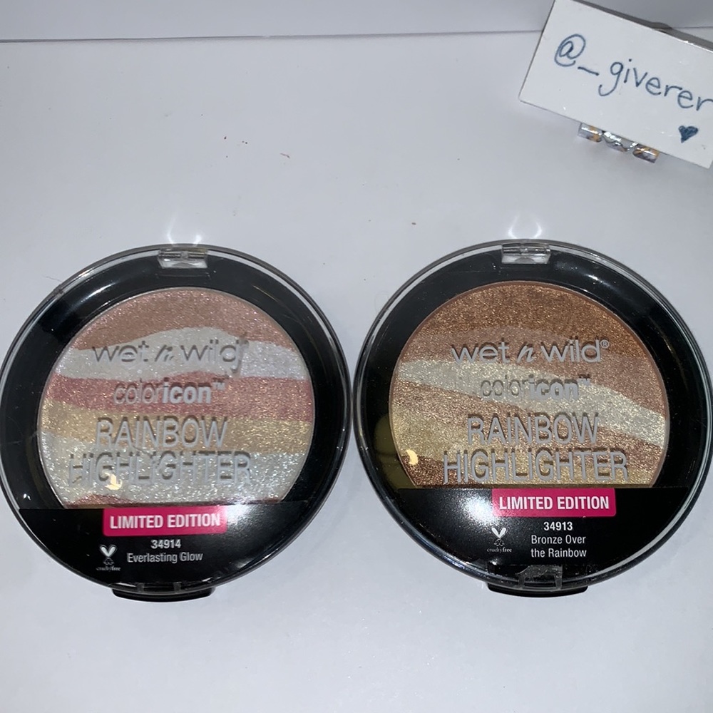 LE Rainbow Highlighters Everlasting Glow / Bronze Over The Rainbow Coloricon